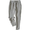 image:imageTanming Womens Striped Pants Summer Casual High Waisted Drawstring Beach Pant Tapered Trousers with PocketsBlack