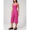 image:imageTanming Two Piece Sets for Women Gym Yoga Pilates Outfits  Sleeveless Halter Top Mid Elastic Waist Capri Pants Breathable Material Airport Travel Beach Vacation Lounge SetRose Red