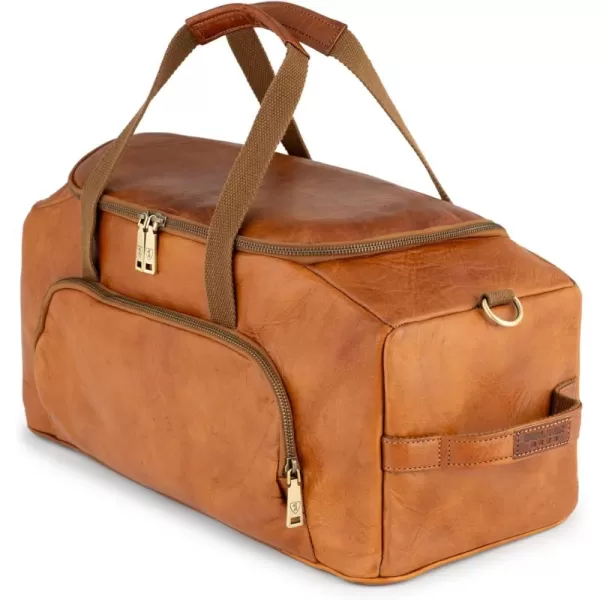 Berliner Bags Leather Duffle Bag Denver XL for Travel or the Gym, Overnight Bag for Men and Women - Brown