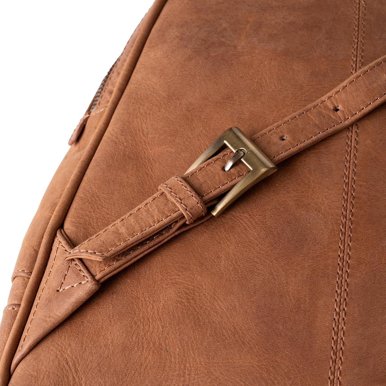 imageBERLINER BAGS Vintage Leather Backpack Florence Small Backpack Purse for Women for Work University Travel  Brown