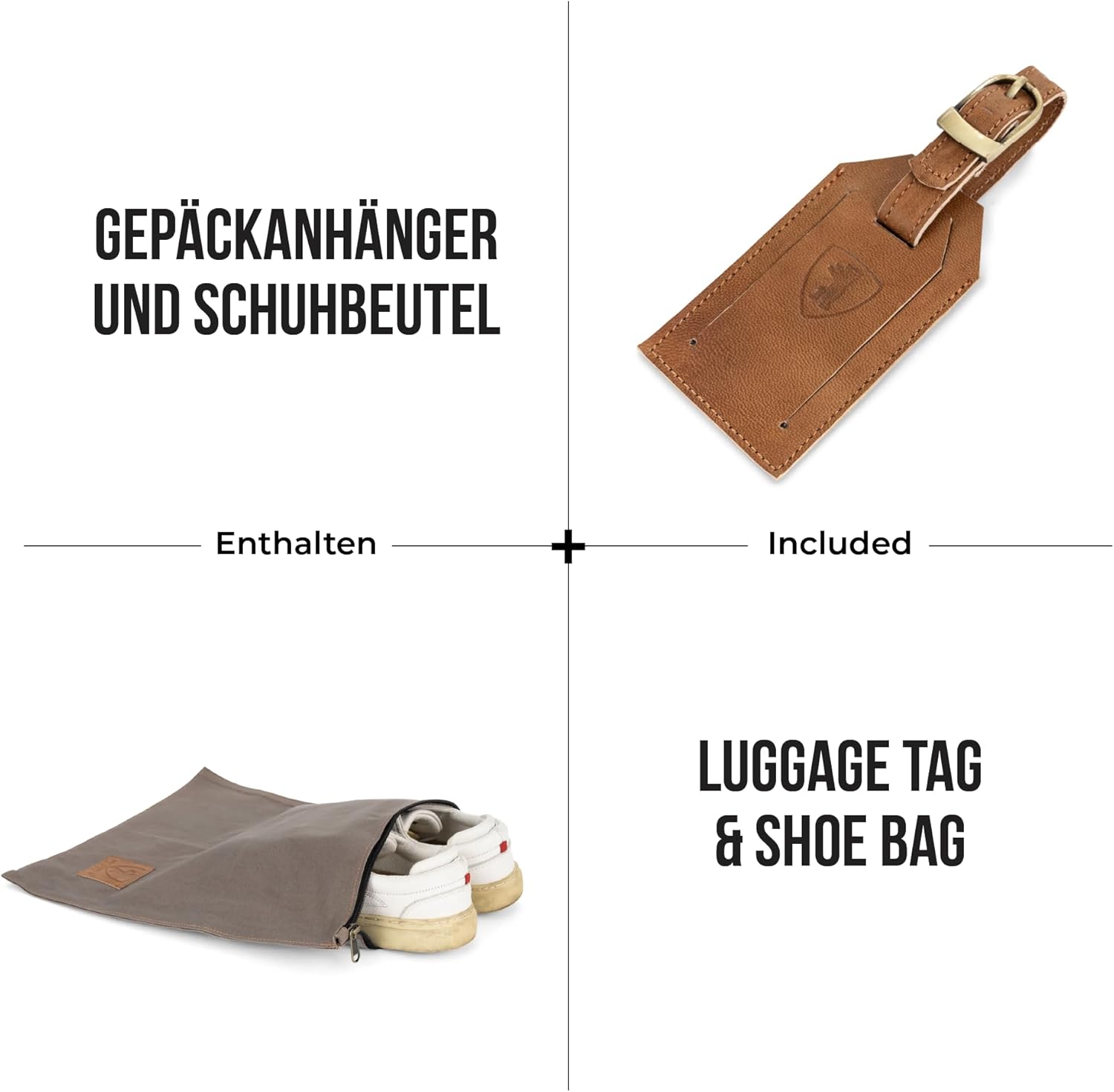 imageBerliner Bags Vintage Leather Duffle Bag Oslo with Shoe Compartment for Travel or the Gym Overnight Bag for Men and Women  BrownCognac