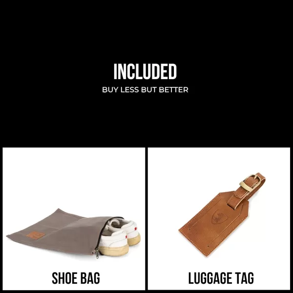 imageBerliner Bags Vintage Leather Duffle Bag Austin XL with Shoe Compartment for Travel or the Gym Overnight Bag for Men and Women  BrownBrown M