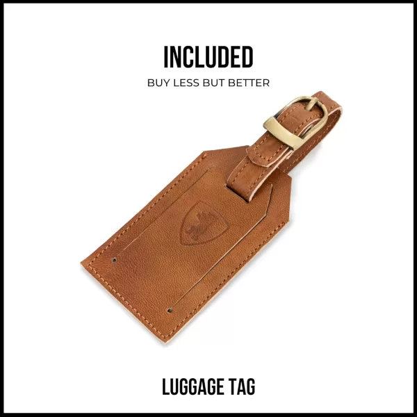 imageBerliner Bags Vintage Leather Duffle Bag Austin XL with Shoe Compartment for Travel or the Gym Overnight Bag for Men and Women  BrownBrown XL