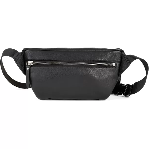 imageBerliner Bags Vintage Leather Fanny Pack Noah Crossbody Belt Bag for Men and Women  BrownBlack