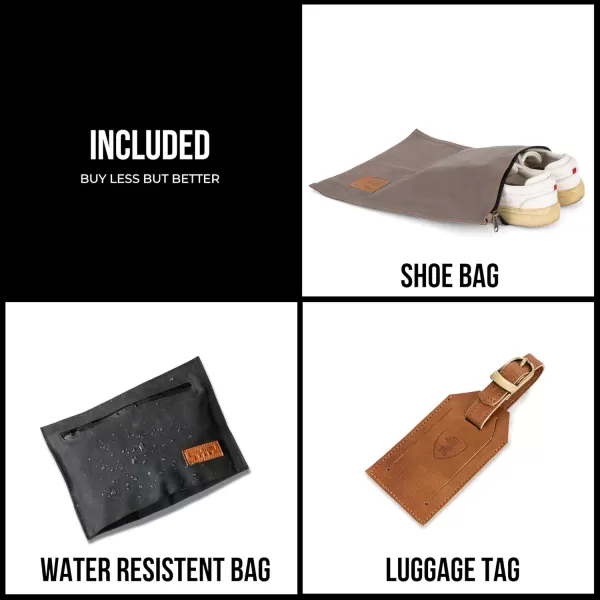 imageBerliner Bags Leather Duffle Bag Denver M for Travel or the Gym Overnight Bag for Men and Women  BrownBrown M