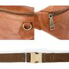 imageBerliner Bags Vintage Genuine Leather Fanny Pack Turin Belt Bag Crossbody Sling Bag for Men and Women  Brown