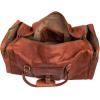 imageBerliner Bags Vintage Leather Duffle Bag New York XL for Travel or the Gym Overnight Bag for Men and Women  Brown