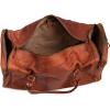 imageBerliner Bags Vintage Leather Duffle Bag New York XXL for Travel or the Gym Overnight Bag for Men and Women  Brown