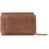 imageBERLINER BAGS Vintage Genuine Leather Womens Wallet Vienna Zip around Large Clutch Multicard organizer with RFID Blocking  Brown