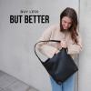 imageBERLINER BAGS Premium Genuine Leather Tote Bag Atlanta Shoulder Bag Hobo Bag for Women  Black