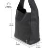 imageBERLINER BAGS Premium Genuine Leather Tote Bag Atlanta Shoulder Bag Hobo Bag for Women  Black