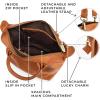 imageBERLINER BAGS Vintage Genuine Leather Shoulder Bag Louise Small Crossbody Handbag Purse for Women  Brown