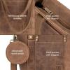 imageBERLINER BAGS Vintage Genuine Leather Shoulder Bag Verona Handbag Work Bag Large Tote Bag for Women  Brown