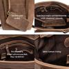 imageBERLINER BAGS Vintage Genuine Leather Shoulder Bag Verona Handbag Work Bag Large Tote Bag for Women  Brown