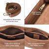 imageBerliner Bags Vintage Genuine Leather Shoulder Bag Marbella Small Crossbody Purse for Women  Brown