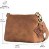 imageBerliner Bags Vintage Genuine Leather Shoulder Bag Marbella Small Crossbody Purse for Women  Brown