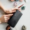 imageBERLINER BAGS Premium Makeup Bag Anna Travel and Cosmetics Pouch with Zipper for Women  BlackBlack