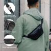 imageBerliner Bags Vintage Genuine Leather Fanny Pack Noah Belt Bag Crossbody Sling Bag for Men and Women  BrownBlack