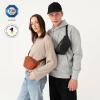 imageBerliner Bags Vintage Genuine Leather Fanny Pack Noah Belt Bag Crossbody Sling Bag for Men and Women  BrownBrown