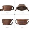 imageBerliner Bags Vintage Genuine Leather Fanny Pack Noah Belt Bag Crossbody Sling Bag for Men and Women  BrownEarth