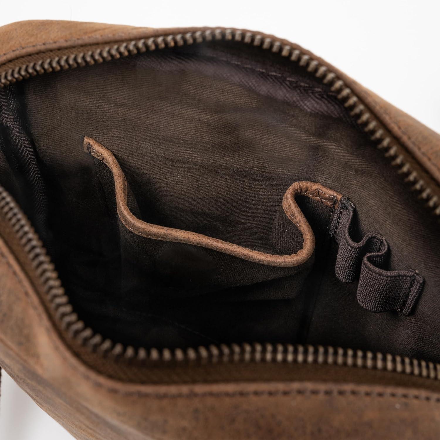 imageBERLINER BAGS Vintage Genuine Leather Shoulder Bag for Men Tom Sling Bag for Men Small Crossbody Bag for MenEarth