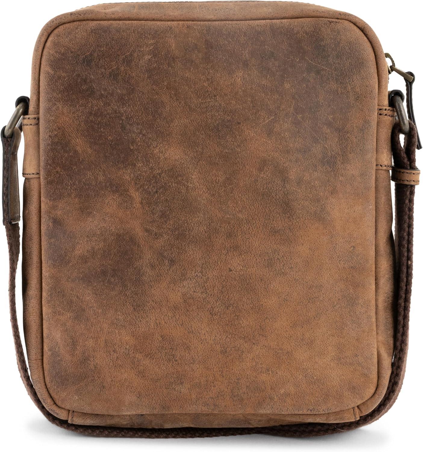 imageBERLINER BAGS Vintage Genuine Leather Shoulder Bag for Men Tom Sling Bag for Men Small Crossbody Bag for MenEarth