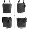 imageBERLINER BAGS Vintage Genuine Leather Tote Bag Seville Handbag Large Shopper for WomenDark Grey