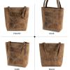 imageBERLINER BAGS Vintage Genuine Leather Tote Bag Seville Handbag Large Shopper for WomenWalnut