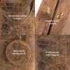 imageBERLINER BAGS Vintage Genuine Leather Tote Bag Seville Handbag Large Shopper for WomenWalnut