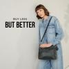 imageBERLINER BAGS Vintage Leather Shoulder Bag Marbella Crossbody Handbag for Women  BrownDark Grey M