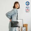 imageBERLINER BAGS Vintage Leather Shoulder Bag Marbella Crossbody Handbag for Women  BrownDark Grey S