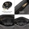 imageBERLINER BAGS Vintage Leather Shoulder Bag Marbella Crossbody Handbag for Women  BrownDark Grey S