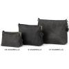 imageBERLINER BAGS Vintage Leather Shoulder Bag Marbella Crossbody Handbag for Women  BrownDark Grey Xs