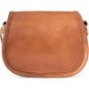 imageBerliner Bags Vintage Genuine Leather Shoulder Bag Valencia Small Purses for Women Crossbody Bag  Brown