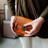 imageBerliner Bags Vintage Genuine Leather Shoulder Bag Valencia Small Purses for Women Crossbody Bag  Brown
