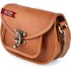 imageBerliner Bags Vintage Genuine Leather Shoulder Bag Valencia Small Purses for Women Crossbody Bag  Brown