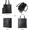 imageBERLINER BAGS Premium Genuine Leather Tote Bag Kira Shoulder Bag Hobo Bag for Women  Black