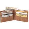 imageBERLINER BAGS Vintage Genuine Leather Wallet for Men Brooklyn RFID Blocking Bifold Front Pocket Slim Wallet 10 Card Holder 2 Bills Compartment 1 Gift Box  Brown