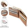 imageBERLINER BAGS Vintage Genuine Leather Wallet for Men Brooklyn RFID Blocking Bifold Front Pocket Slim Wallet 10 Card Holder 2 Bills Compartment 1 Gift Box  Brown