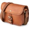 imageBerliner Bags Vintage Genuine Leather Shoulder Bag Malta Crossbody Bag Small Purse for Women  Brown