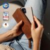 imageBERLINER BAGS Vintage Genuine Leather Wallet Margo RFID Blocking Credit Card Holder Slim Womens Wallet Zip Around Wallet for 13 Cards and ID window Bills Coins  BrownCamel