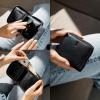 imageBERLINER BAGS Vintage Genuine Leather Small Wallet for Women Palermo Card Holder ID Window Mini Bifold Wallet for Cash RFID Blocking with Zipped Coin Pocket  BrownBlack