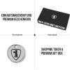 imageBerliner Bags Premium Genuine Leather Wallet Lyon RFID Blocking Credit Card Holder Clutch Purses for Women Zip Around Wallet for 15 Cards and ID window Bills Coins  BlackBlack Silver Antique