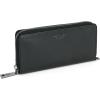 imageBerliner Bags Premium Genuine Leather Wallet Lyon RFID Blocking Credit Card Holder Clutch Purses for Women Zip Around Wallet for 15 Cards and ID window Bills Coins  BlackBlack Emboss