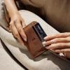 imageBerliner Bags Vintage Genuine Leather Small Wallet for Women Elsa Card Holder Mini Bifold Wallet for Cash RFID Blocking Zip Around  Brown