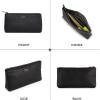 imageBERLINER BAGS Vintage Genuine Leather Makeup Bag Anna Cosmetic Bag for Purse Travel and Cosmetics Pouch with Zipper for Women  BrownBlack