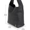 imageBERLINER BAGS Premium Genuine Leather Tote Bag Atlanta Shoulder Bag Hobo Bag for WomenBlack
