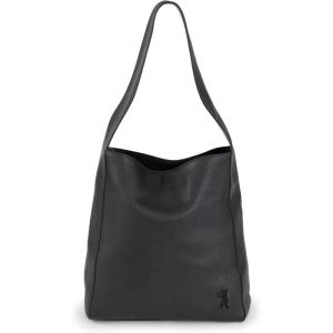 imageBERLINER BAGS Premium Genuine Leather Tote Bag Atlanta Shoulder Bag Hobo Bag for WomenBlack Emboss