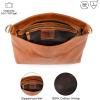 imageBERLINER BAGS Vintage Genuine Leather Shoulder Bag Marbella S Small Crossbody Purse for WomenBrown