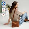 imageBERLINER BAGS Vintage Genuine Leather Shoulder Bag Marbella S Small Crossbody Purse for WomenCamel